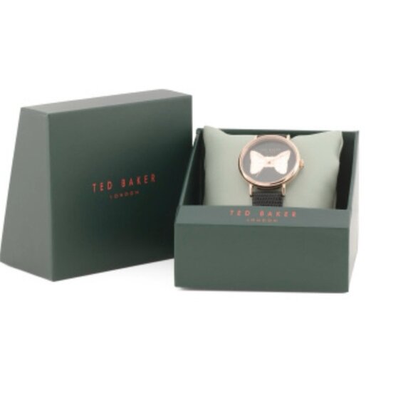 Ted Baker Women’s Phylipa Iconic Watch Black/Rosegold - Picture 3 of 12